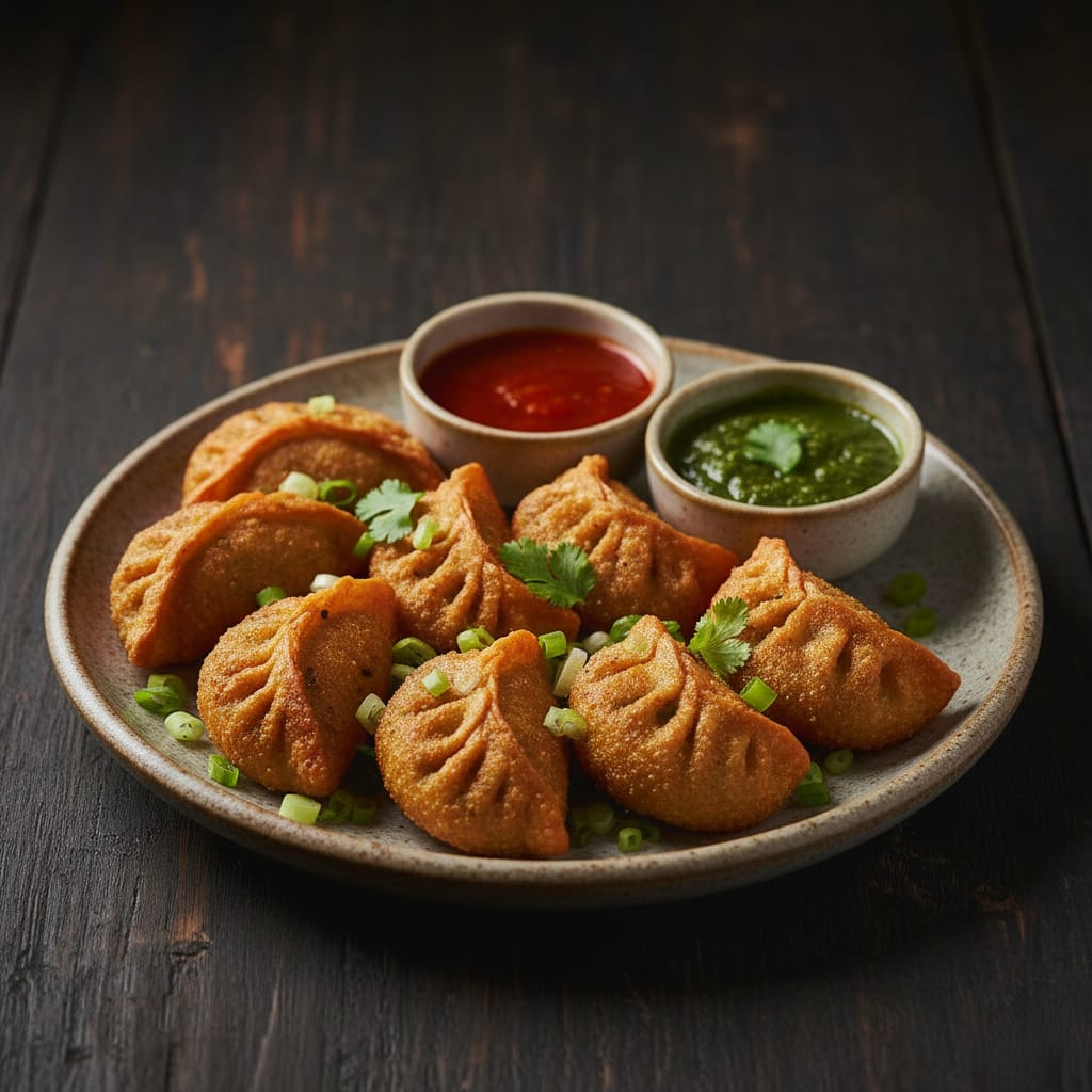 Fried Veg Momos