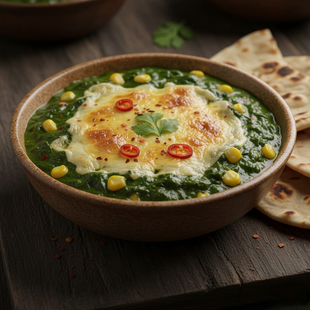 Cheese Makka Palak